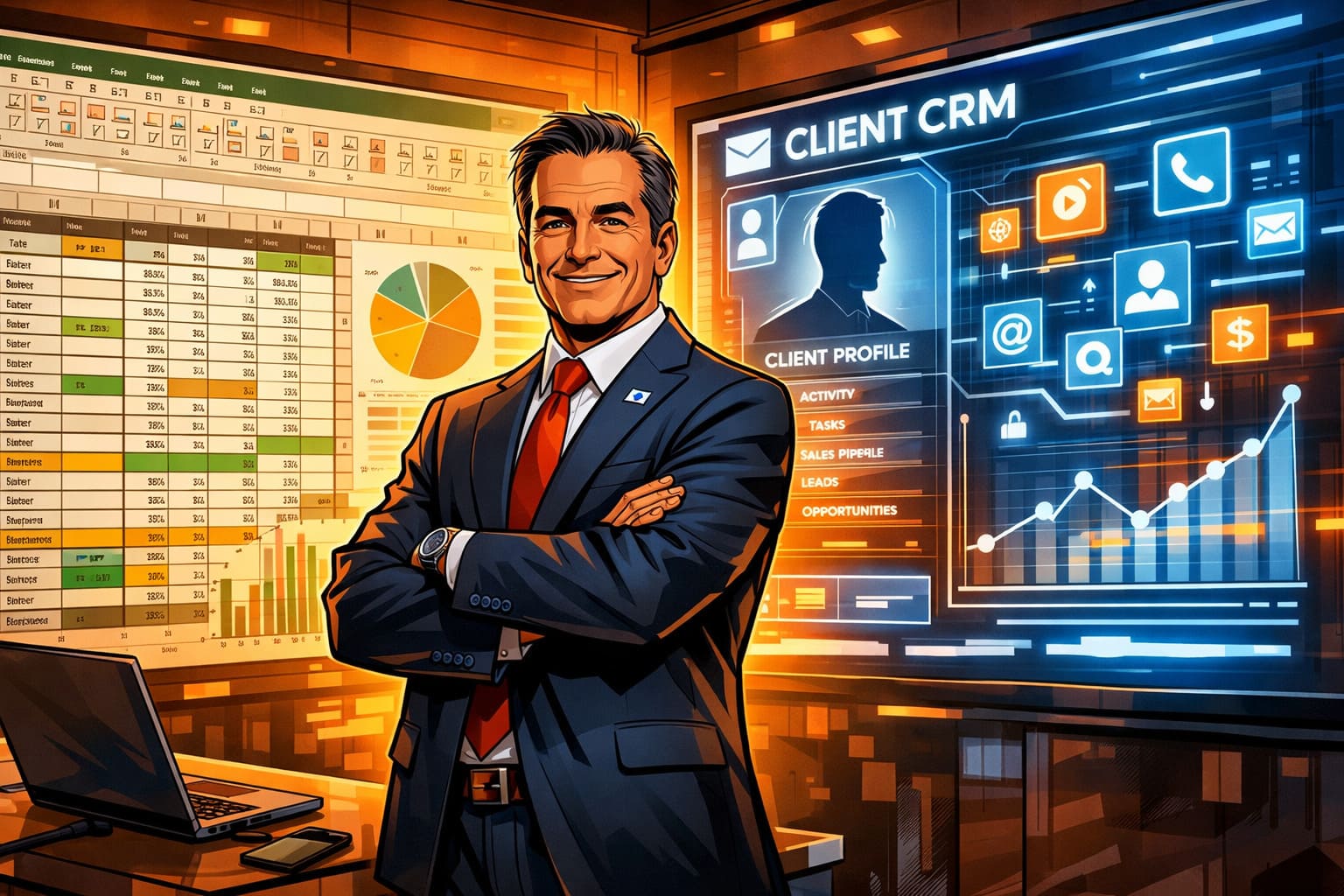 Excel vs CRM sur mesure : quand votre tableur freine votre croissance